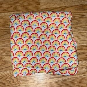 Little sleepies primary rainbows standard fitted crib sheet